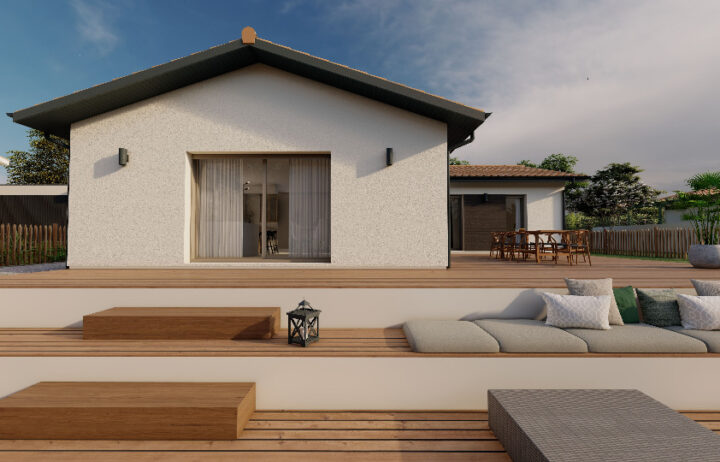 votre maison de 100m2 sur un terrain de 3000m2 sur la commune de Foulayronnes au prix de 339000€ avec Alpha Constructions