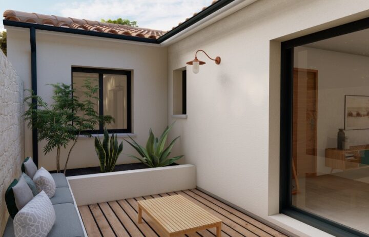 votre maison de 104m2 sur un terrain de 1400m2 sur la commune de Lachapelle-Auzac au prix de 318000€ avec Alpha Constructions