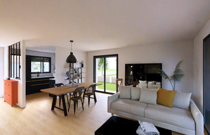 votre maison de 90m2 sur un terrain de 685m2 sur la commune de Landiras au prix de 219652€ avec Alpha Constructions
