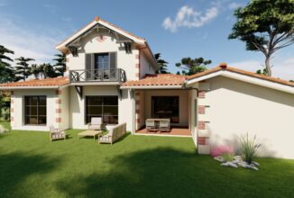 votre maison de 115m2 sur un terrain de 500m2 sur la commune de Martignas-sur-Jalle au prix de 487600&euro; avec Alpha Constructions