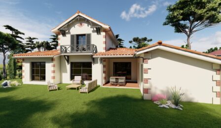 votre maison de 115m2 sur un terrain de 500m2 sur la commune de Martignas-sur-Jalle au prix de 487600&euro; avec Alpha Constructions