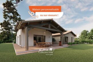 votre maison de 128m2 sur un terrain de 605m2 sur la commune de Martillac au prix de 476761&euro; avec Alpha Constructions