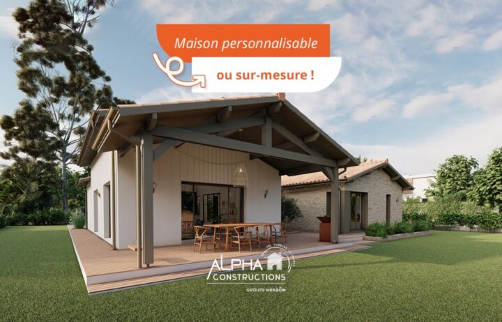 votre maison de 128m2 sur un terrain de 605m2 sur la commune de Martillac au prix de 476761€ avec Alpha Constructions