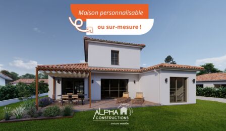 votre maison de 110m2 sur un terrain de 605m2 sur la commune de Martillac au prix de 418426&euro; avec Alpha Constructions