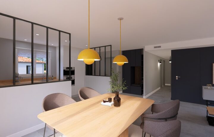 votre maison de 90m2 sur un terrain de 605m2 sur la commune de Martillac au prix de 287632€ avec Alpha Constructions