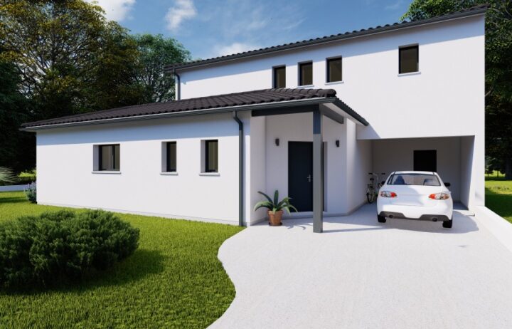 votre maison de 206m2 sur un terrain de 4100m2 sur la commune de Montguyon au prix de 400000&euro; avec Alpha Constructions