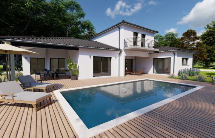 votre maison de 206m2 sur un terrain de 4100m2 sur la commune de Montguyon au prix de 400000€ avec Alpha Constructions