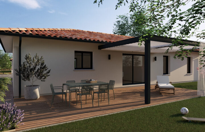 votre maison de 115m2 sur un terrain de 4100m2 sur la commune de Montguyon au prix de 190000€ avec Alpha Constructions