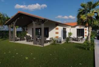 votre maison de 128m2 sur un terrain de 900m2 sur la commune de Montlieu-la-Garde au prix de 280000&euro; avec Alpha Constructions