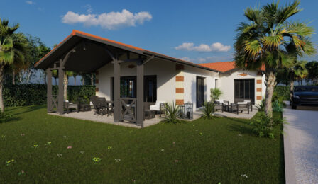 votre maison de 128m2 sur un terrain de 900m2 sur la commune de Montlieu-la-Garde au prix de 280000&euro; avec Alpha Constructions