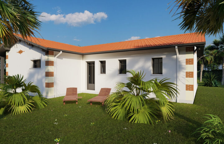votre maison de 128m2 sur un terrain de 900m2 sur la commune de Montlieu-la-Garde au prix de 280000&euro; avec Alpha Constructions