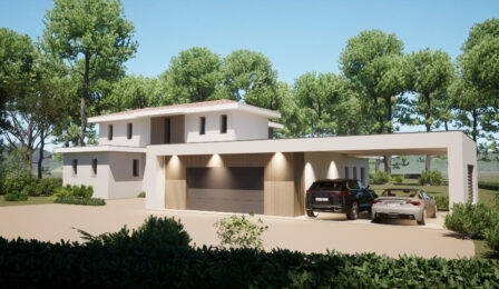 votre maison de 250m2 sur un terrain de 5040m2 sur la commune de Mérignac au prix de 600000&euro; avec Alpha Constructions