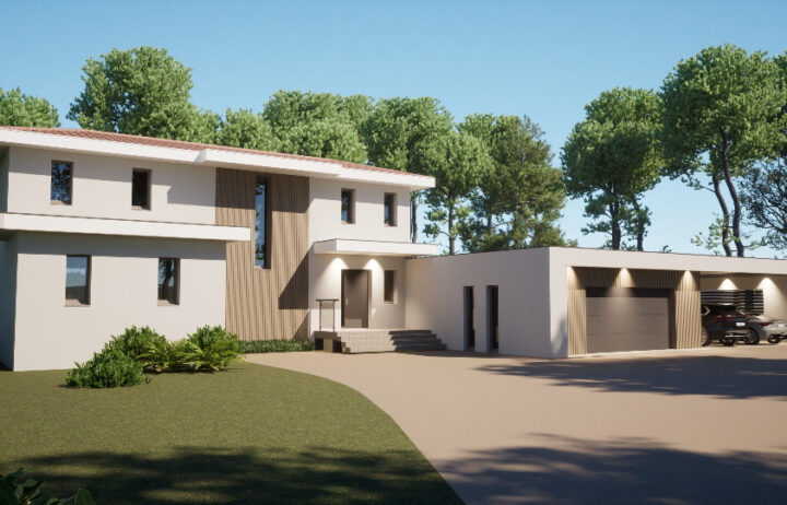 votre maison de 250m2 sur un terrain de 5040m2 sur la commune de Mérignac au prix de 600000&euro; avec Alpha Constructions
