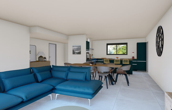 votre maison de 120m2 sur un terrain de 1500m2 sur la commune de Notre-Dame-de-Sanilhac au prix de 290000€ avec Alpha Constructions