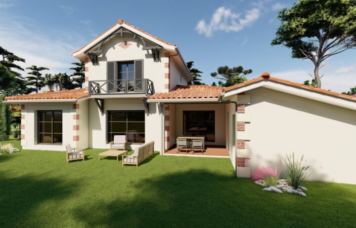 votre maison de 115m2 sur un terrain de 2500m2 sur la commune de Ozillac au prix de 300000&euro; avec Alpha Constructions