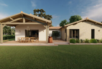 votre maison de 128m2 sur un terrain de 1400m2 sur la commune de Penne-d&rsquo;Agenais au prix de 389000&euro; avec Alpha Constructions