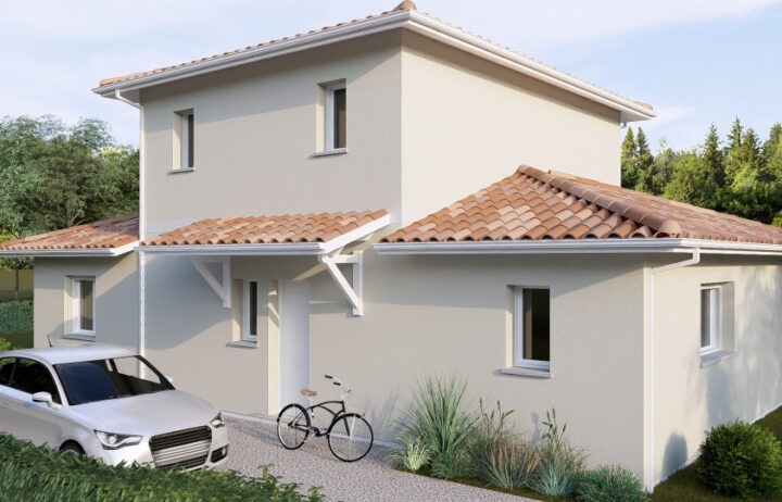 votre maison de 120m2 sur un terrain de 540m2 sur la commune de Pessac au prix de 488750&euro; avec Alpha Constructions