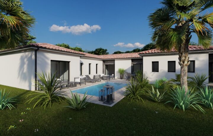 votre maison de 144m2 sur un terrain de 480m2 sur la commune de Pessac au prix de 514600&euro; avec Alpha Constructions