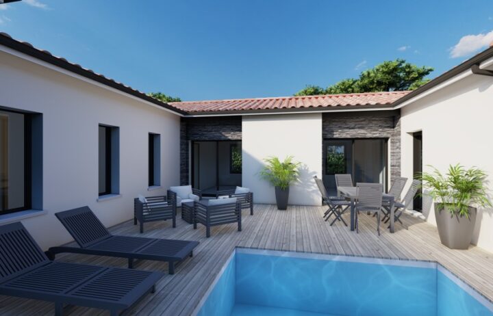 votre maison de 144m2 sur un terrain de 480m2 sur la commune de Pessac au prix de 514600&euro; avec Alpha Constructions