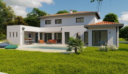 votre maison de 177m2 sur un terrain de 654m2 sur la commune de Saint-Aubin-de-Médoc au prix de 630675&euro; avec Alpha Constructions