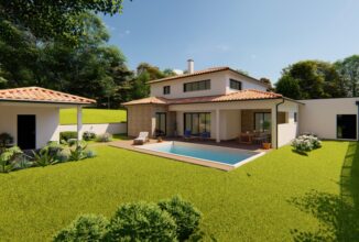 votre maison de 197m2 sur un terrain de 950m2 sur la commune de Saint-Aubin-de-Médoc au prix de 709000&euro; avec Alpha Constructions
