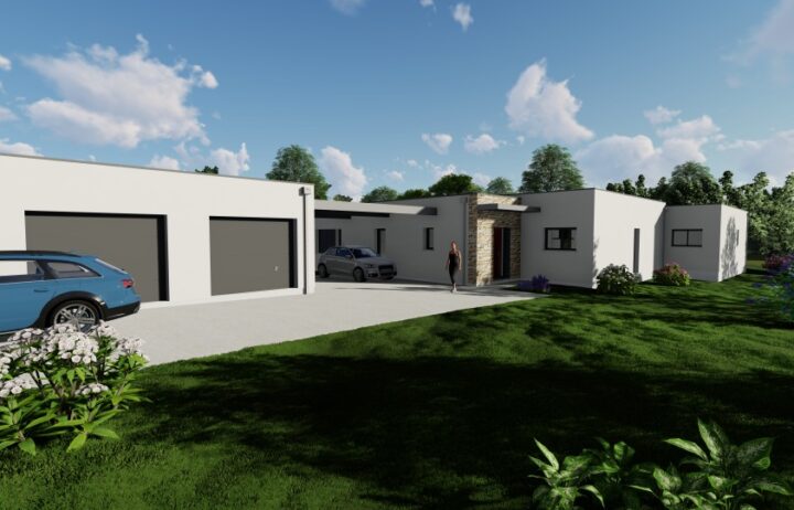 votre maison de 180m2 sur un terrain de 2200m2 sur la commune de Saint-Germain-de-Vibrac au prix de 420000&euro; avec Alpha Constructions
