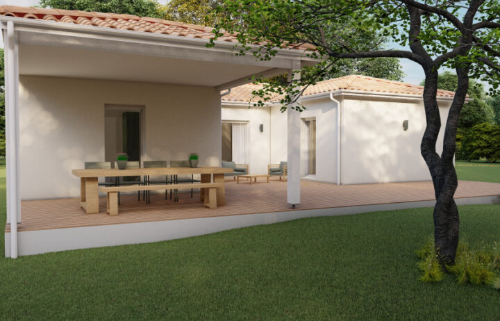 votre maison de 122m2 sur un terrain de 1400m2 sur la commune de Saint-Médard au prix de 250000&euro; avec Alpha Constructions