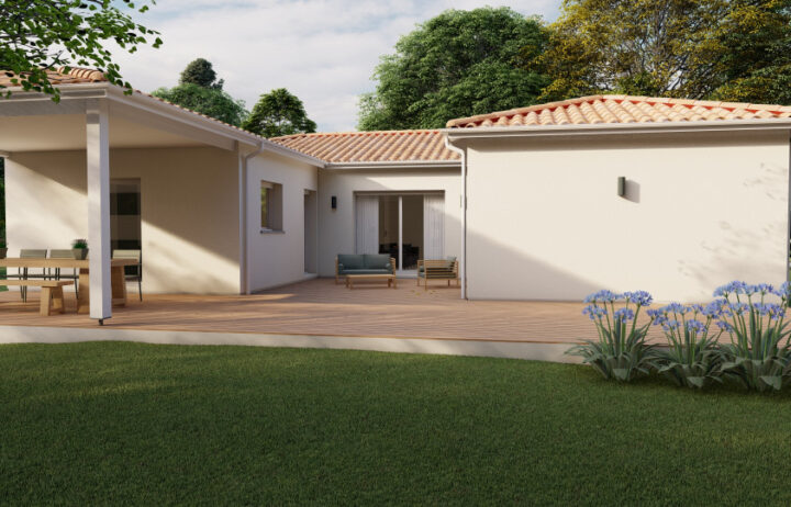 votre maison de 122m2 sur un terrain de 1400m2 sur la commune de Saint-Médard au prix de 250000&euro; avec Alpha Constructions
