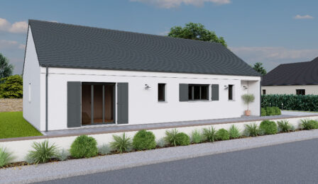 votre maison de 90m2 sur un terrain de 600m2 sur la commune de Semoy au prix de 271500&euro; avec Alpha Constructions
