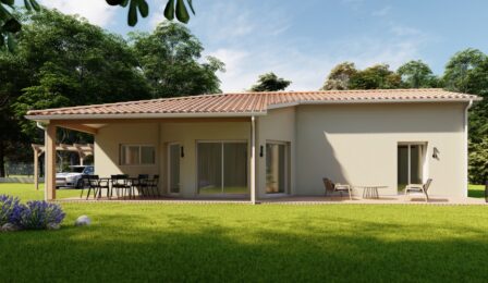 votre maison de 111m2 sur un terrain de 1100m2 sur la commune de Touvre au prix de 298000&euro; avec Alpha Constructions