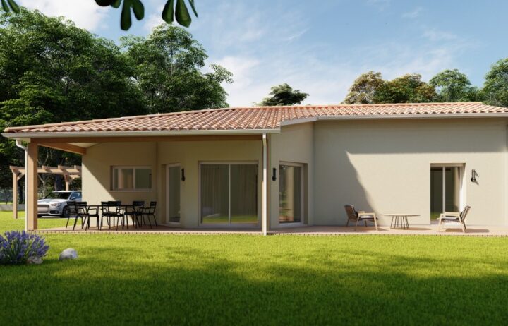 votre maison de 111m2 sur un terrain de 1100m2 sur la commune de Touvre au prix de 298000€ avec Alpha Constructions