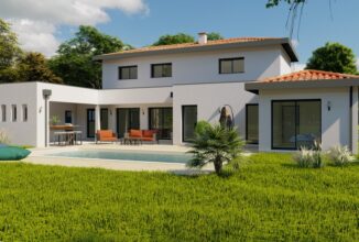 votre maison de 177m2 sur un terrain de 1100m2 sur la commune de Touvre au prix de 515100&euro; avec Alpha Constructions