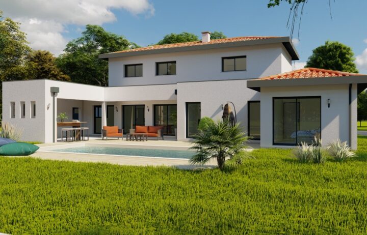 votre maison de 177m2 sur un terrain de 1100m2 sur la commune de Touvre au prix de 515100€ avec Alpha Constructions