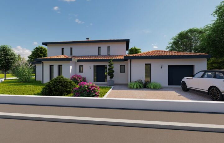 votre maison de 177m2 sur un terrain de 1100m2 sur la commune de Touvre au prix de 515100€ avec Alpha Constructions