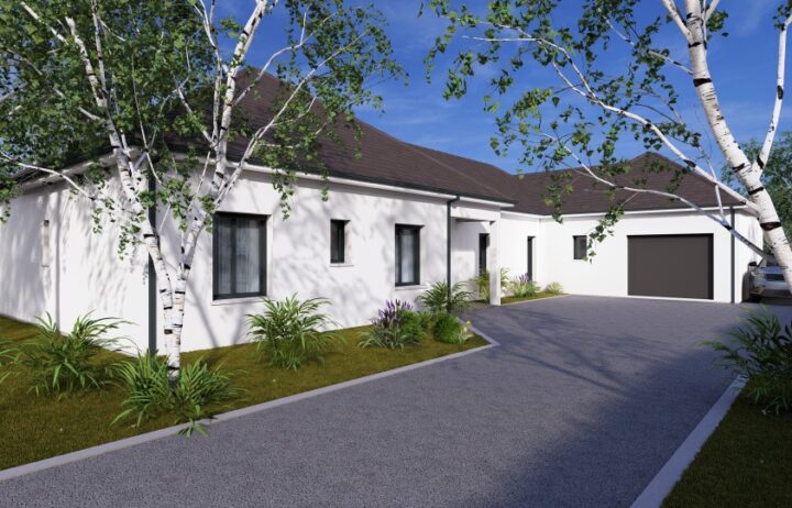 votre maison de 170m2 sur un terrain de 1400m2 sur la commune de Ussac au prix de 589000&euro; avec Alpha Constructions