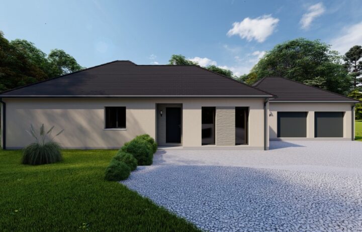 votre maison de 145m2 sur un terrain de 1400m2 sur la commune de Ussac au prix de 439000€ avec Alpha Constructions