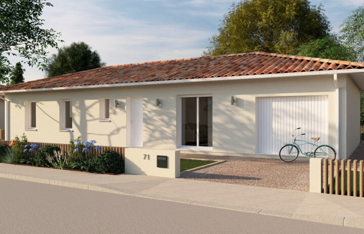 votre maison de 110m2 sur un terrain de 760m2 sur la commune de Capian au prix de 271000&euro; avec Alpha Constructions