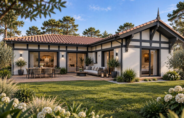 votre maison de 120m2 sur un terrain de 800m2 sur la commune de Cestas au prix de 593750€ avec Alpha Constructions