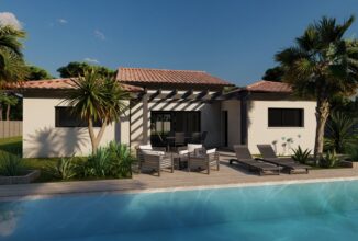 votre maison de 148m2 sur un terrain de 900m2 sur la commune de Coutras au prix de 364000&euro; avec Alpha Constructions