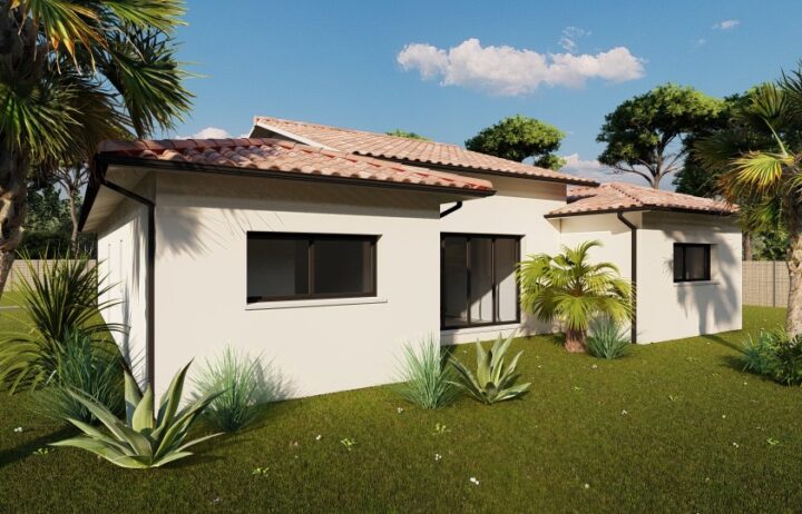 votre maison de 148m2 sur un terrain de 900m2 sur la commune de Coutras au prix de 364000€ avec Alpha Constructions
