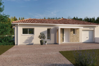 votre maison de 164m2 sur un terrain de 2520m2 sur la commune de Louchats au prix de 429400&euro; avec Alpha Constructions