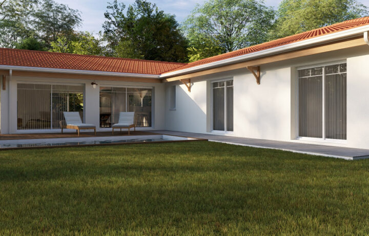 votre maison de 145m2 sur un terrain de 576m2 sur la commune de Saint-Aubin-de-Médoc au prix de 590000&euro; avec Alpha Constructions