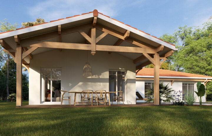 votre maison de 145m2 sur un terrain de 576m2 sur la commune de Saint-Aubin-de-Médoc au prix de 590000&euro; avec Alpha Constructions