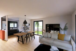 votre maison de 75m2 sur un terrain de 500m2 sur la commune de Salles au prix de 271240&euro; avec Alpha Constructions