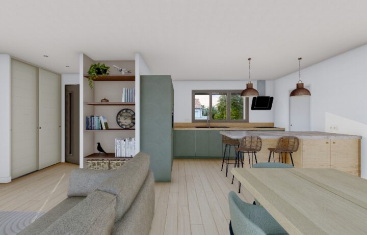 votre maison de 70m2 sur un terrain de 500m2 sur la commune de Salles au prix de 311300€ avec Alpha Constructions
