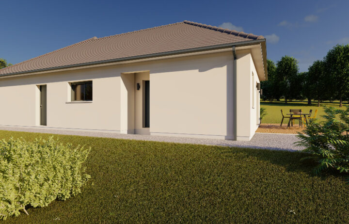 votre maison de 125m2 sur un terrain de 1000m2 sur la commune de Varetz au prix de 335000€ avec Alpha Constructions